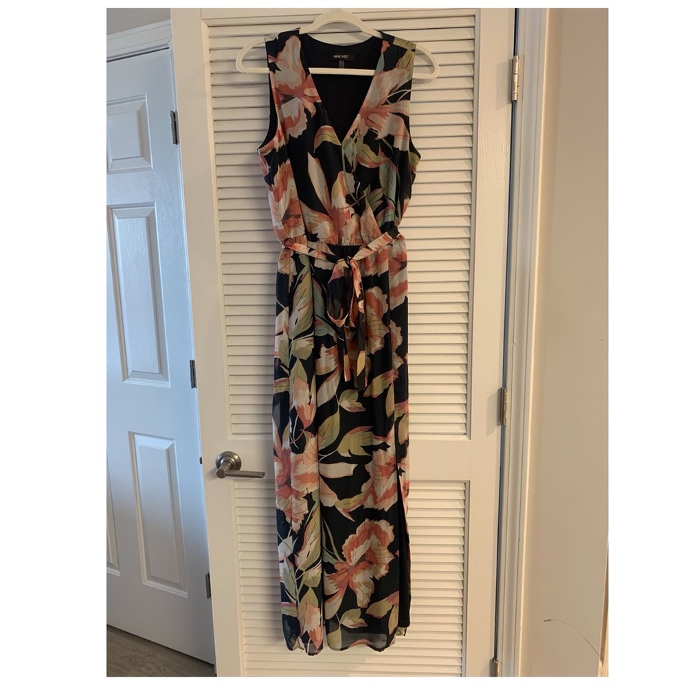 Floral Nine West Maxi Dress - Size 8